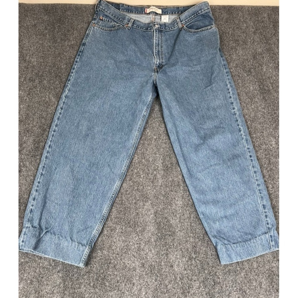 Levi's 560 Jeans Mens Straight Leg Blue Comfort Fit Cotton Size 42X32